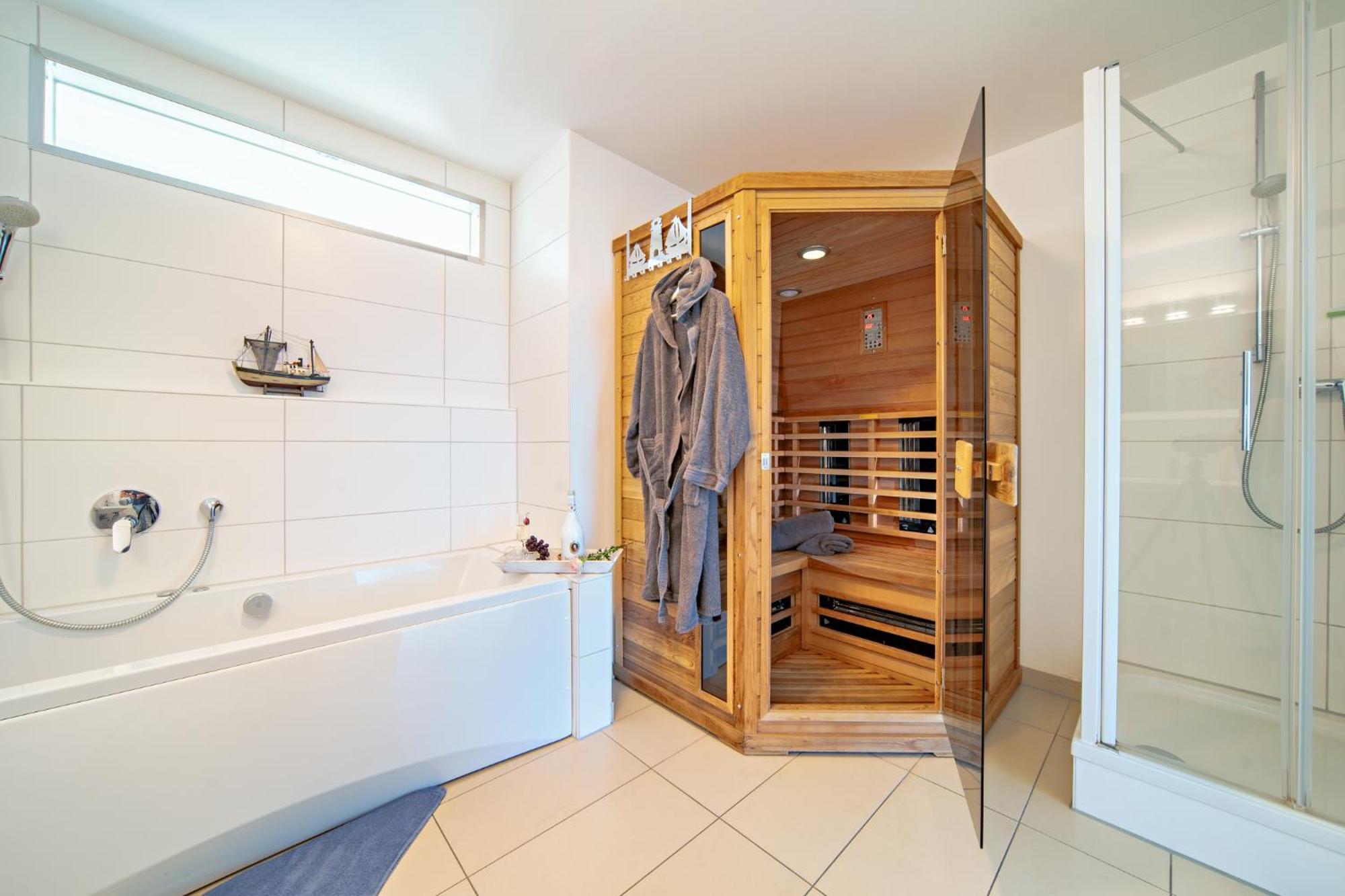 3-Zi-Fewo Brigantine 33 By Seeblick Ferien Oro, Wasserblick,Sauna Olpenitz Extérieur photo